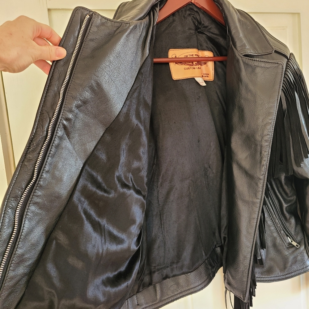RARE VINTAGE - Custom leather jacket - Picture 10 of 13